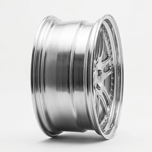 CS-Y101 Chrome forged wheel angle 2