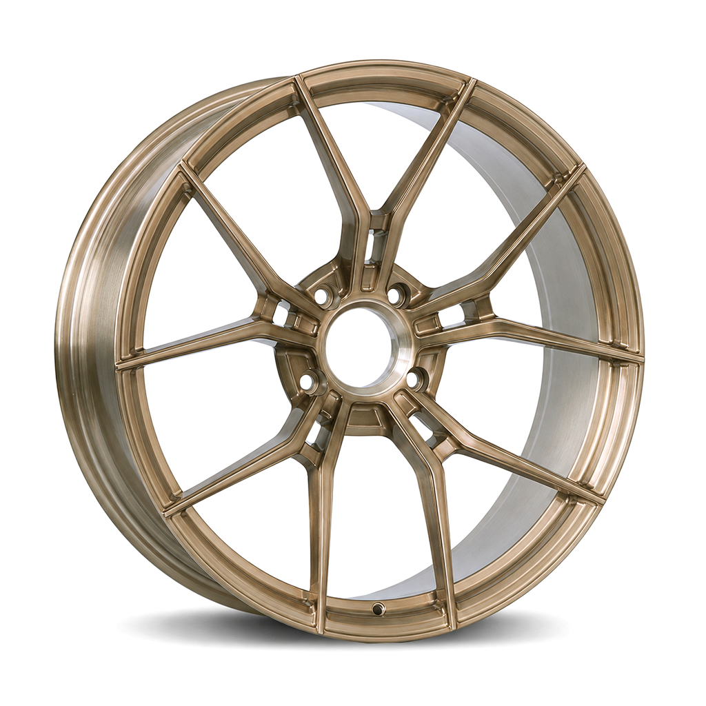 CS-Bronze Sprint premium forged wheel studio angle 1
