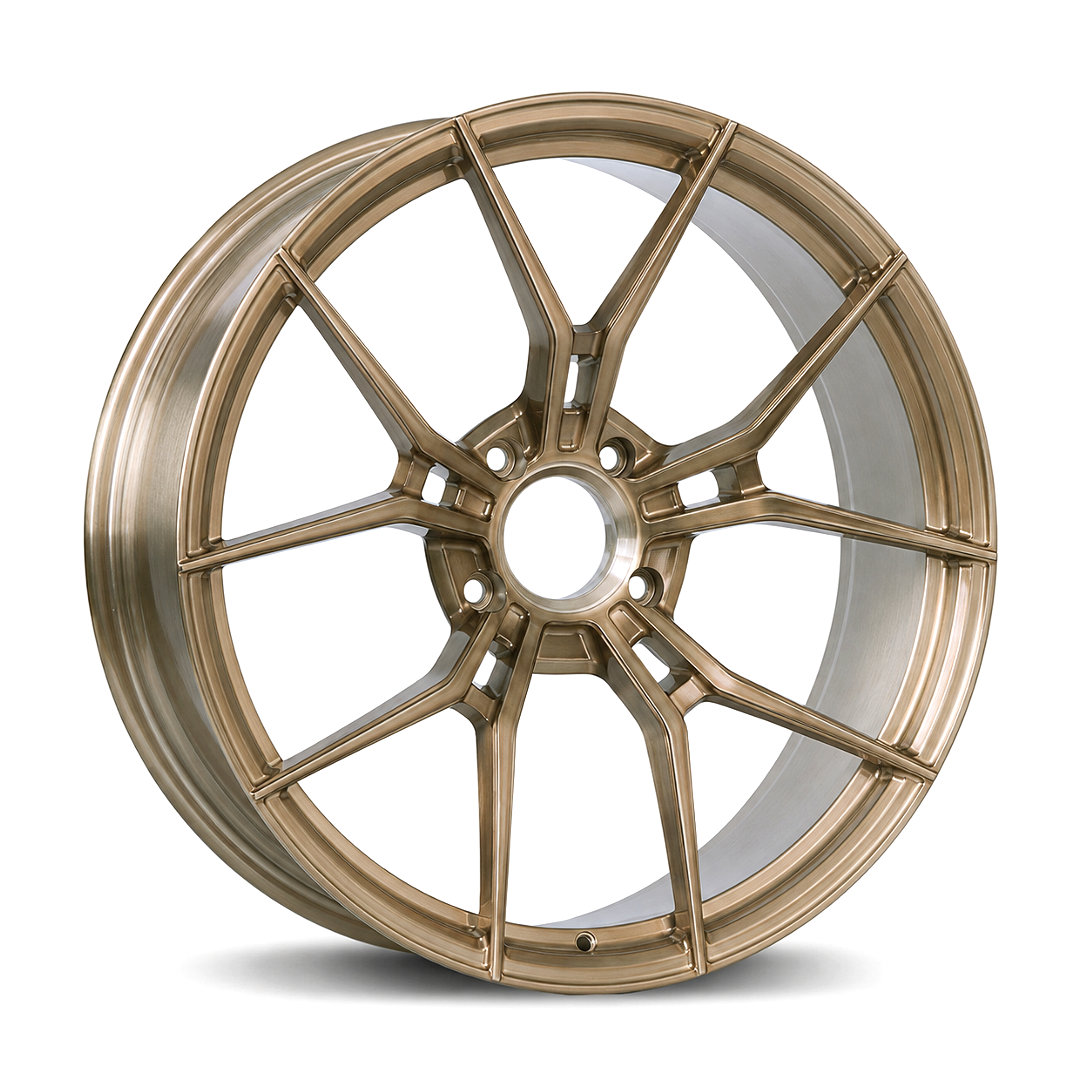 CS-Bronze Sprint premium forged wheel studio angle 1