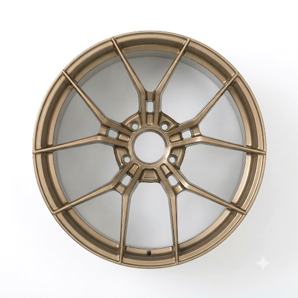 CS-Bronze Sprint premium forged wheel studio angle 4
