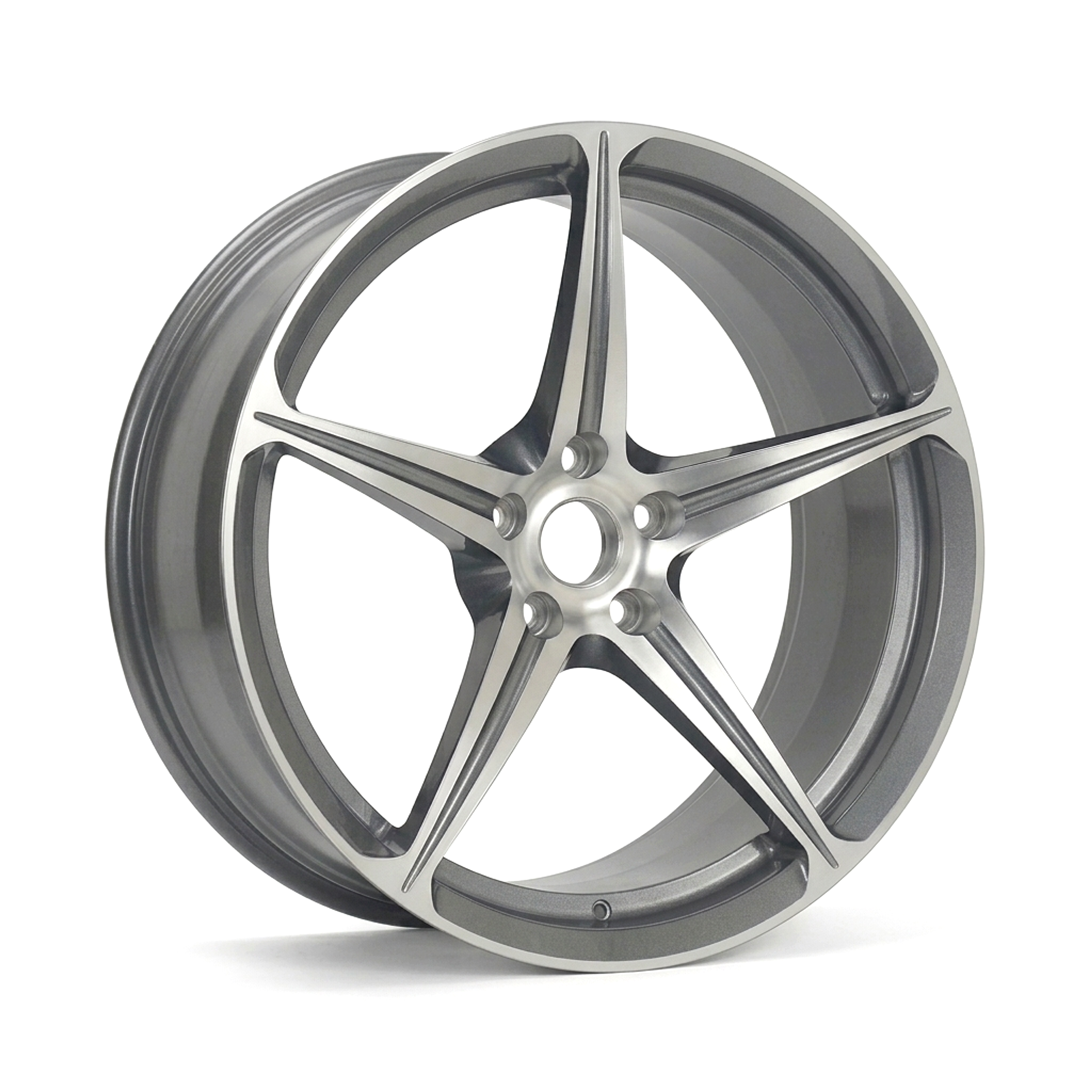 CS-Mono Five premium forged wheel studio angle 1