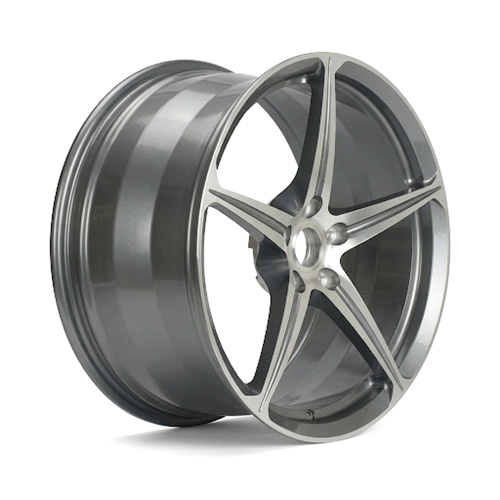CS-Mono Five premium forged wheel studio angle 2