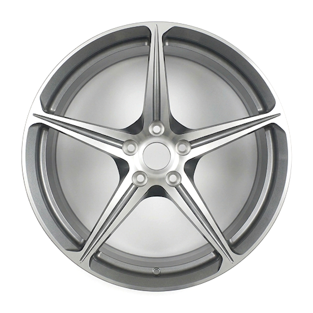 CS-Mono Five premium forged wheel studio angle 4