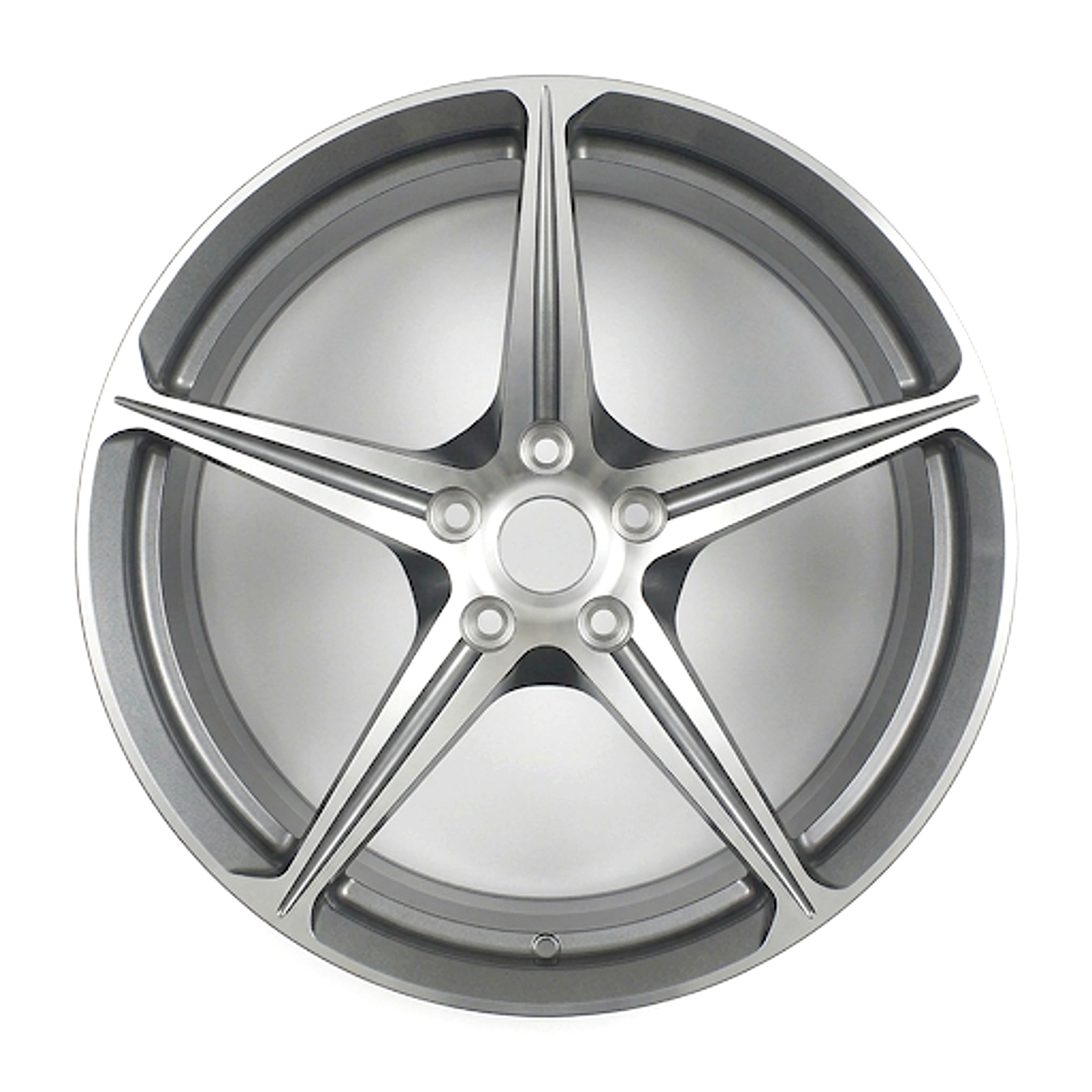CS-Mono Five premium forged wheel studio angle 4
