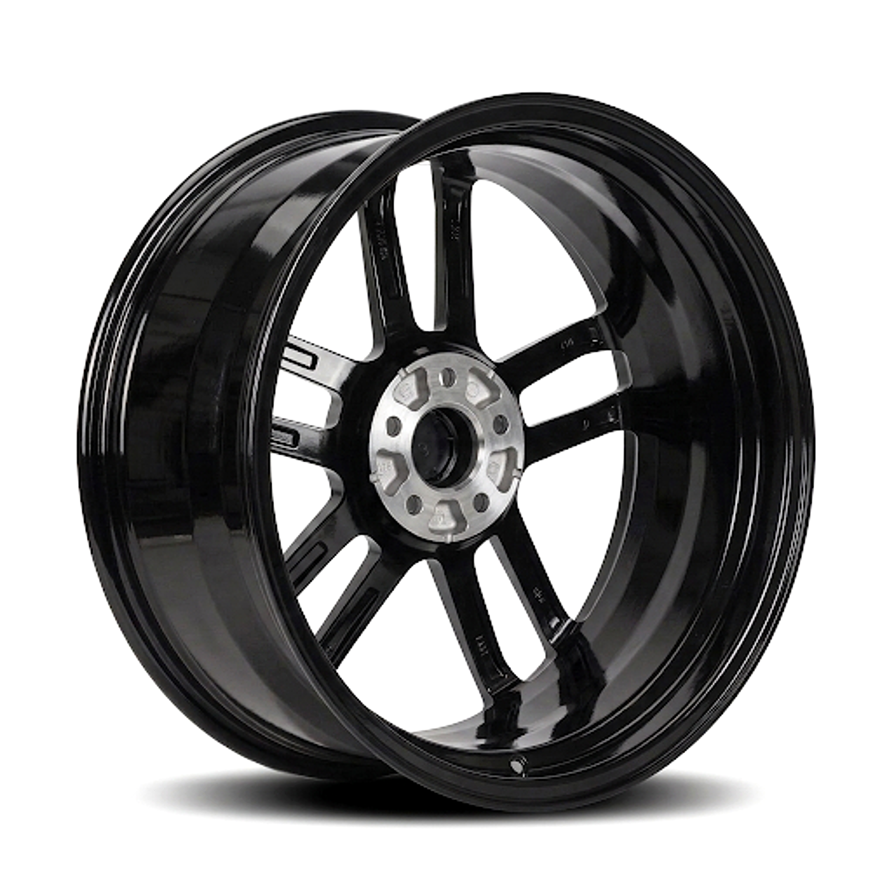 CS-Obsidian Rotor premium forged wheel studio angle 3
