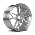 CS-Silver Nova premium forged wheel studio angle 1