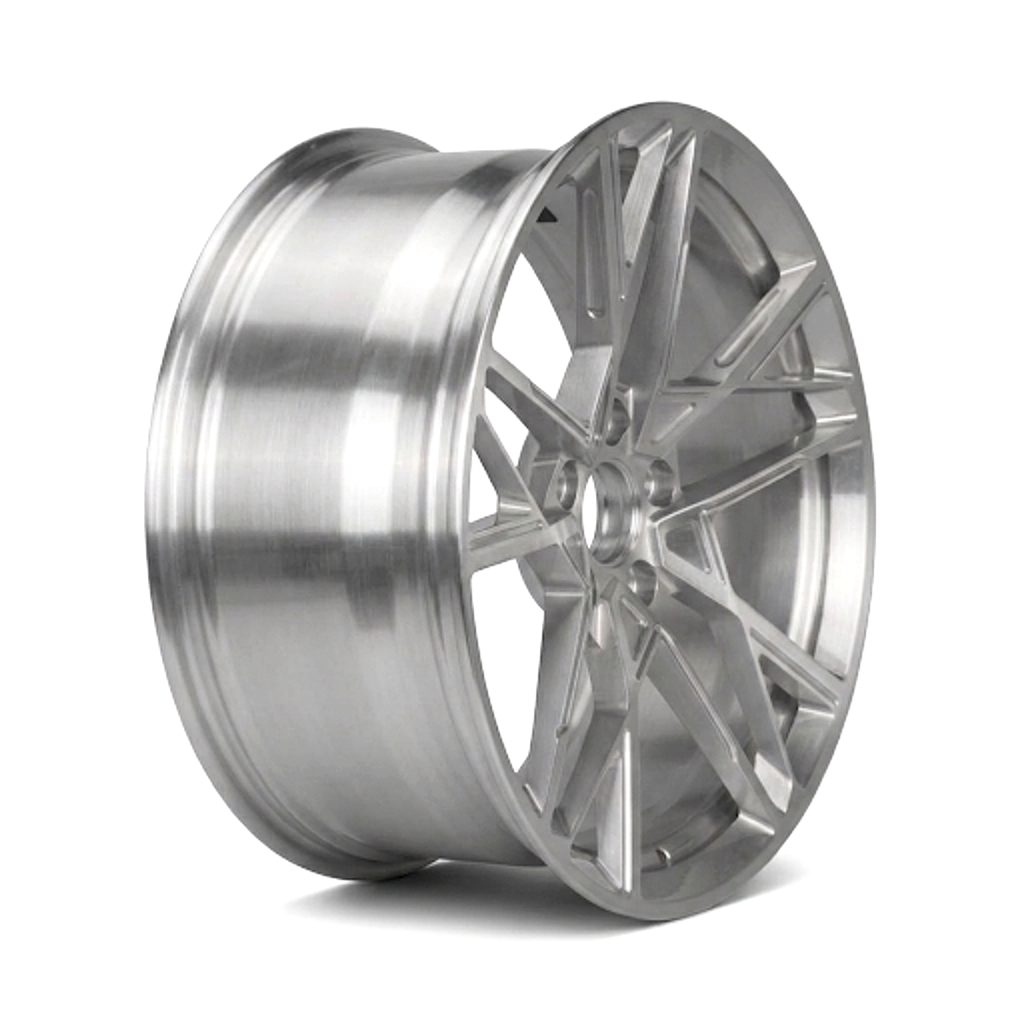CS-Silver Nova premium forged wheel studio angle 2