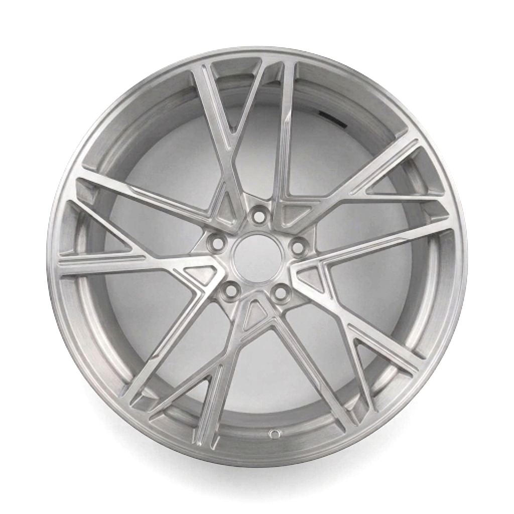 CS-Silver Nova premium forged wheel studio angle 4