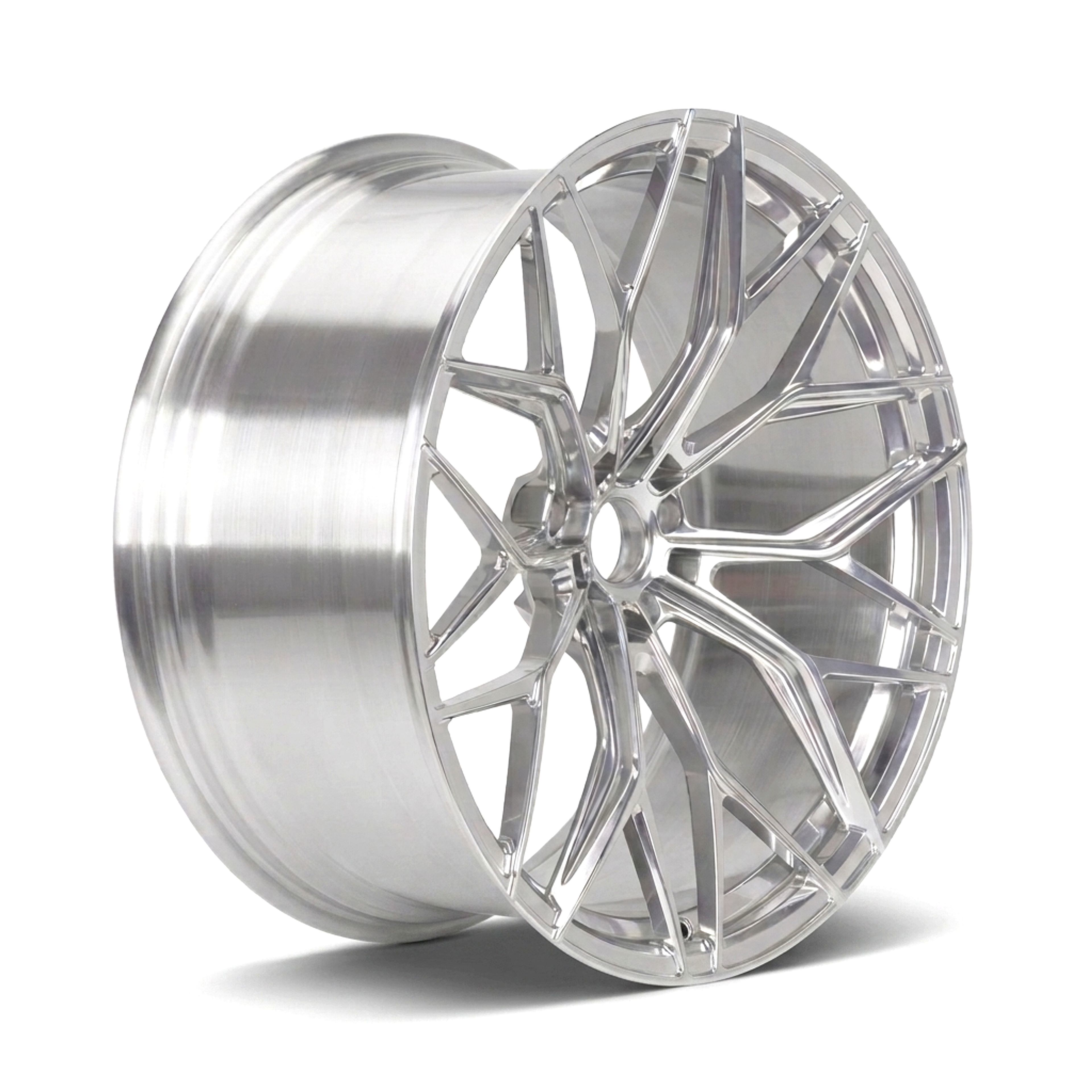 CS-Silver Strike premium forged wheel studio angle 1