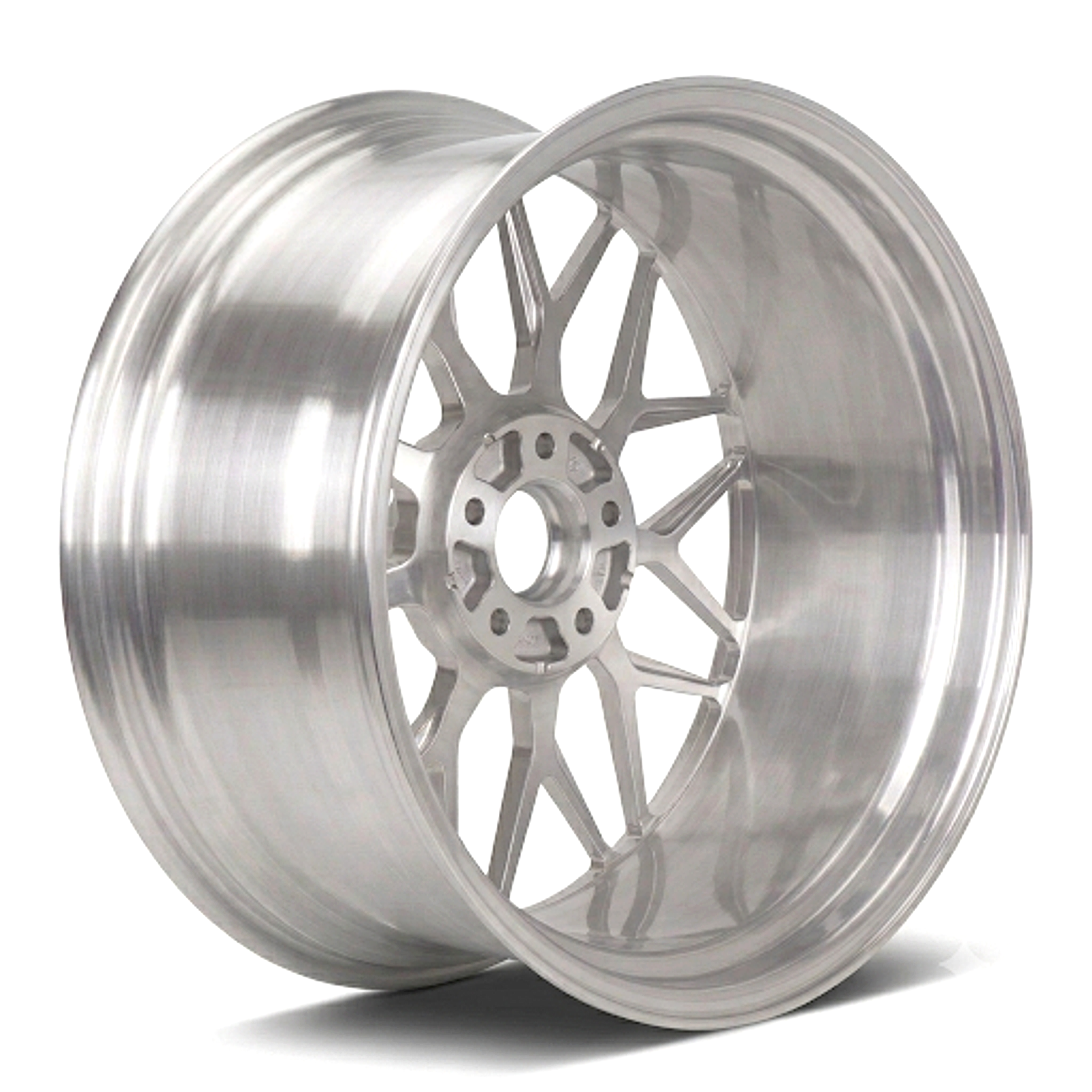 CS-Silver Strike premium forged wheel studio angle 3