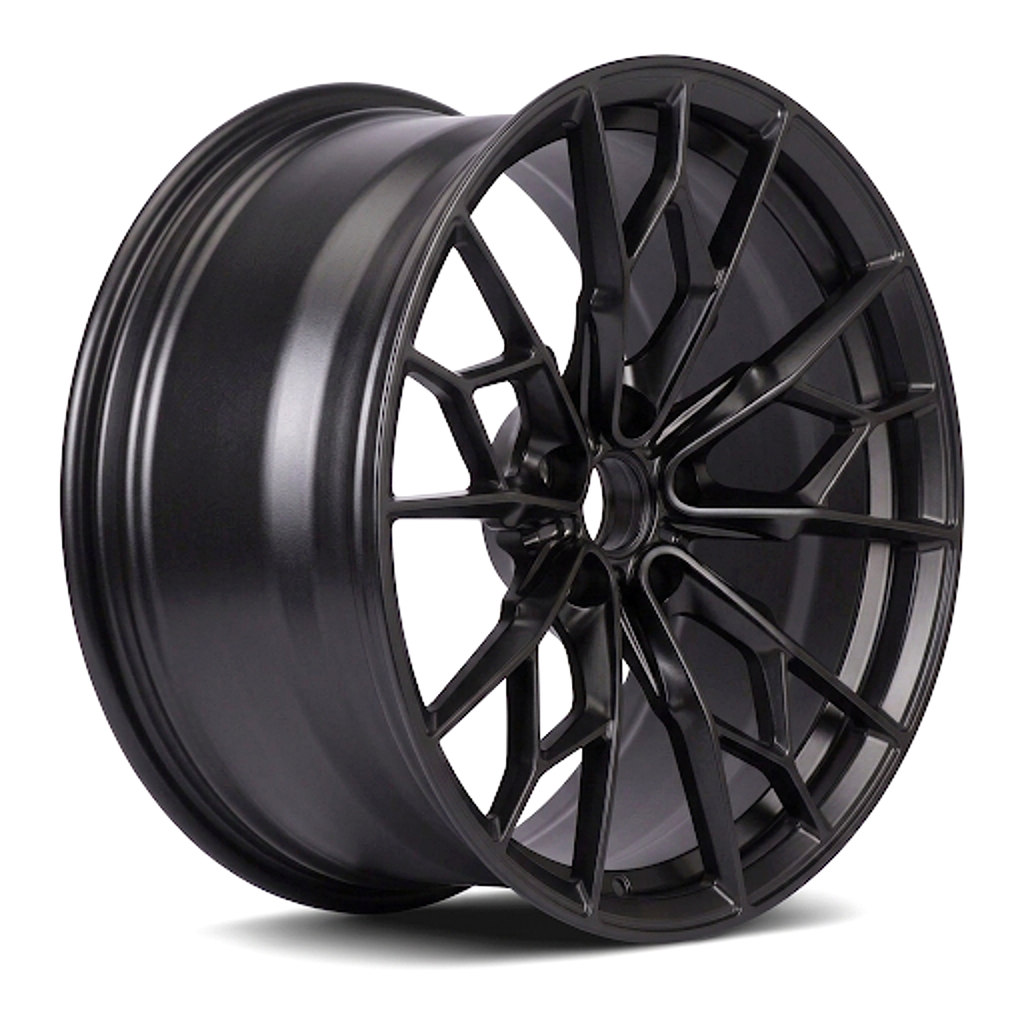 CS-Trackline Mesh premium forged wheel studio angle 2