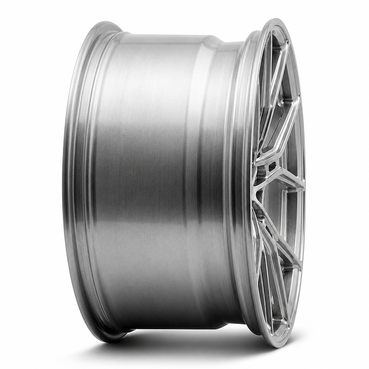 CS-321 Forged silver forged wheel side angle restored