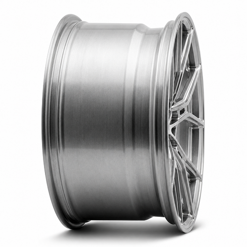 CS-321 Forged silver forged wheel side angle restored