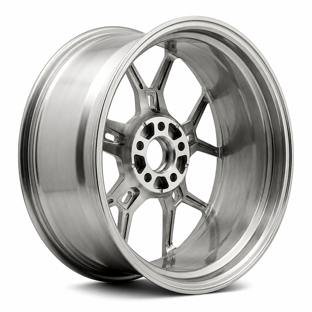 CS-321 Forged silver forged wheel rear angle restored
