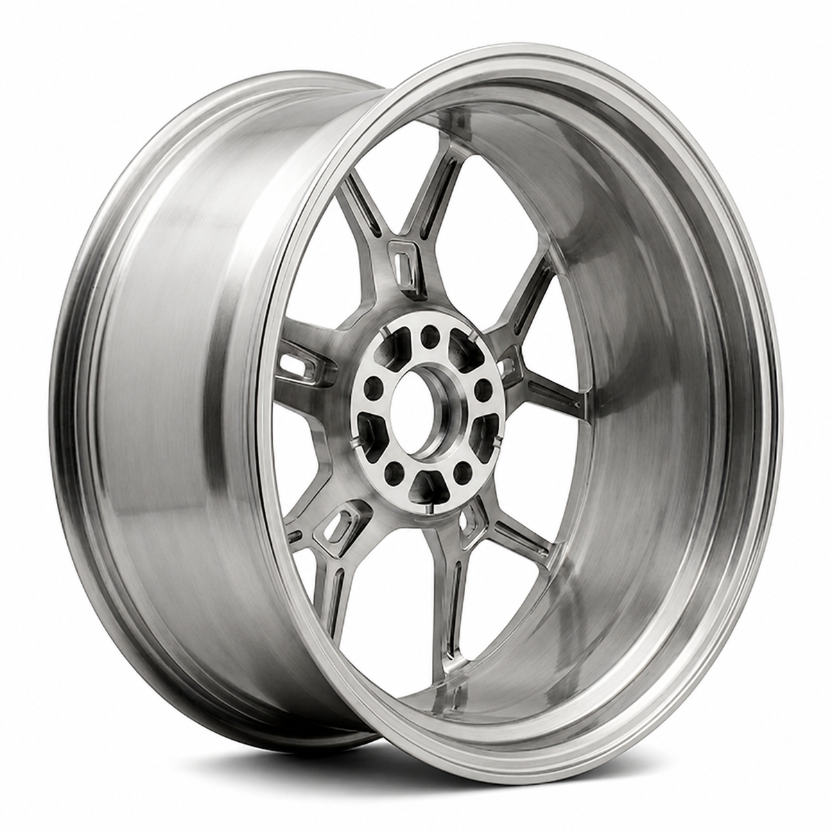 CS-321 Forged silver forged wheel rear angle restored