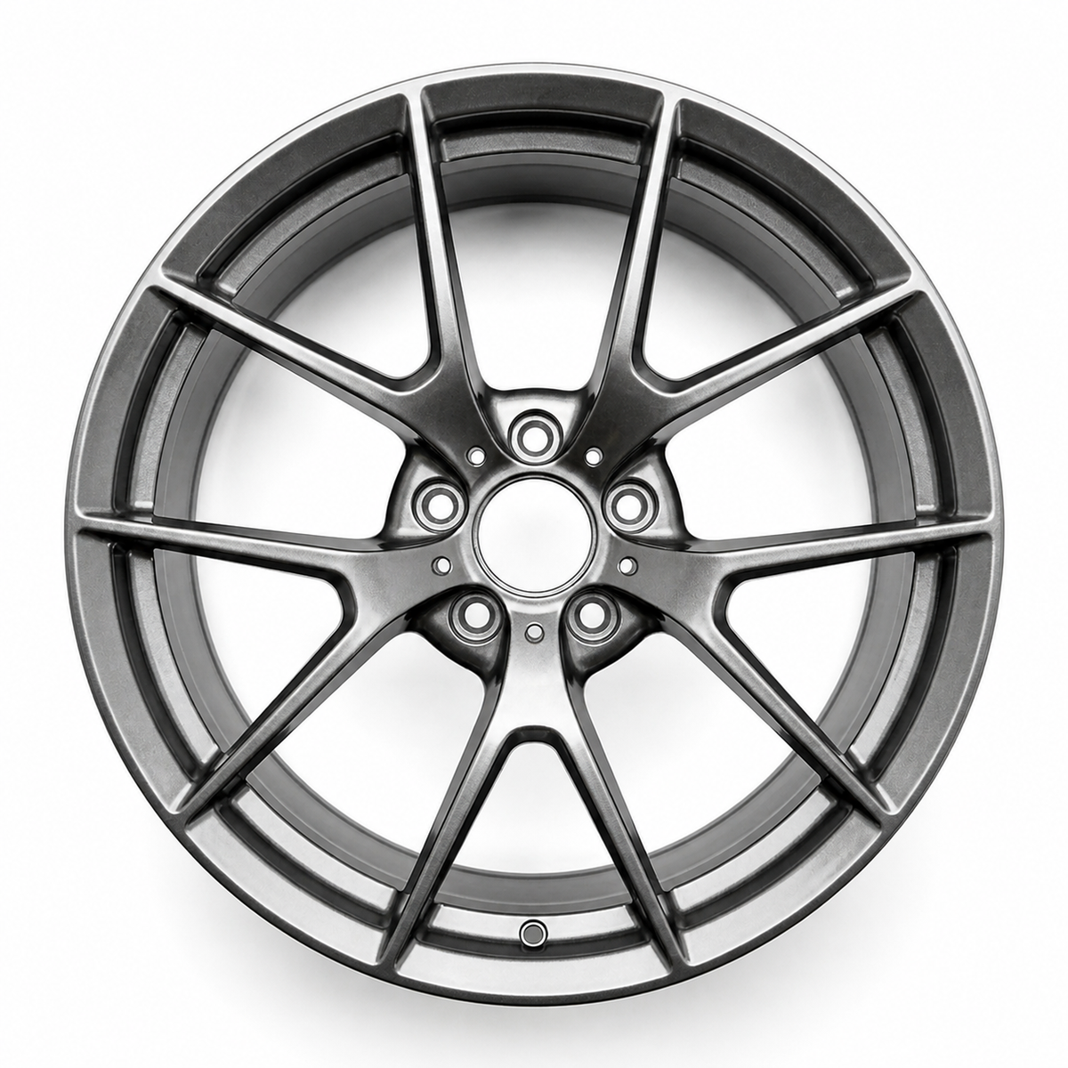 CS-763 TrackLight forged wheel front view restored