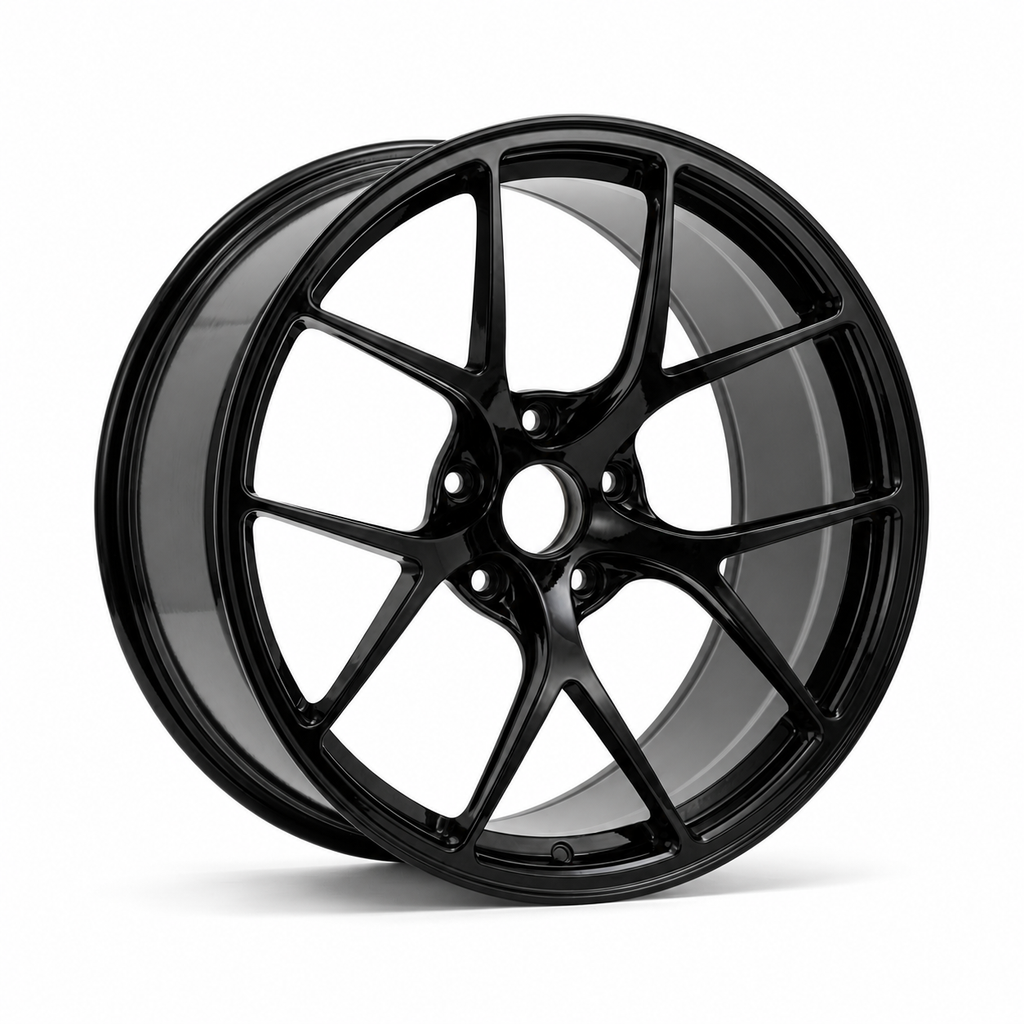 CS-Sprint Evo black forged wheel studio angle 1 restored