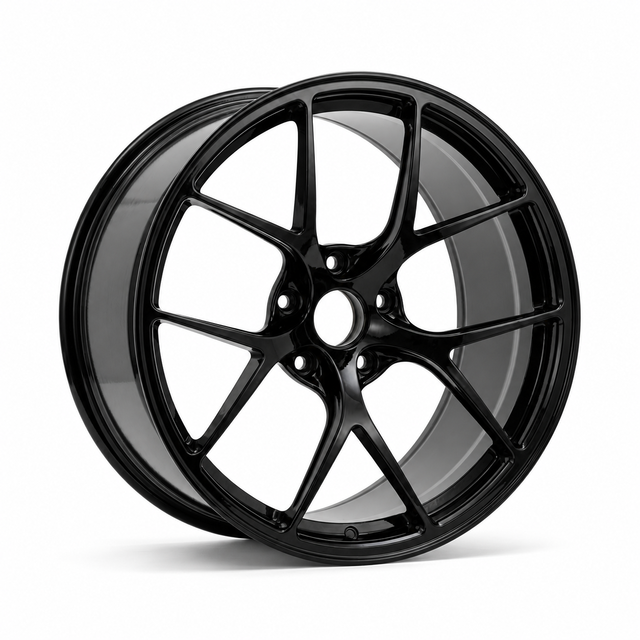 CS-Sprint Evo black forged wheel studio angle 1 restored