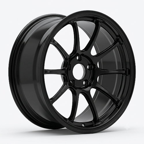 CS-10S Precision black forged wheel studio angle 1