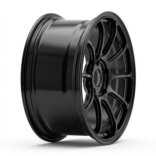 CS-10S Precision black forged wheel studio angle 2
