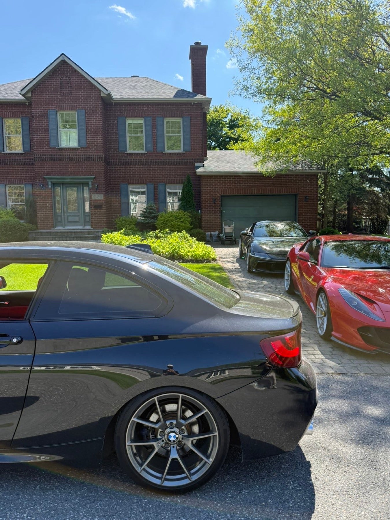 Customer car showing finished ClubSport wheel fitment at home